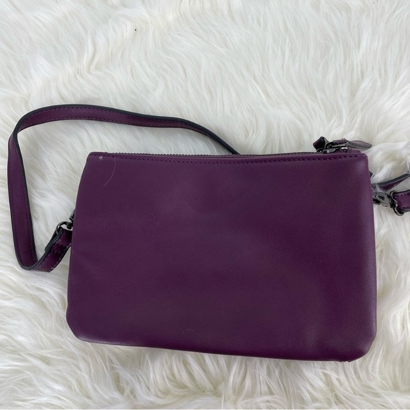 Sondra roberts squared Purple crossbody bag - Picture 7 of 8